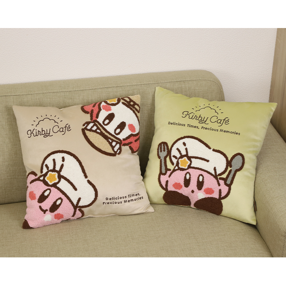 サガラ刺繍クッション いただきます