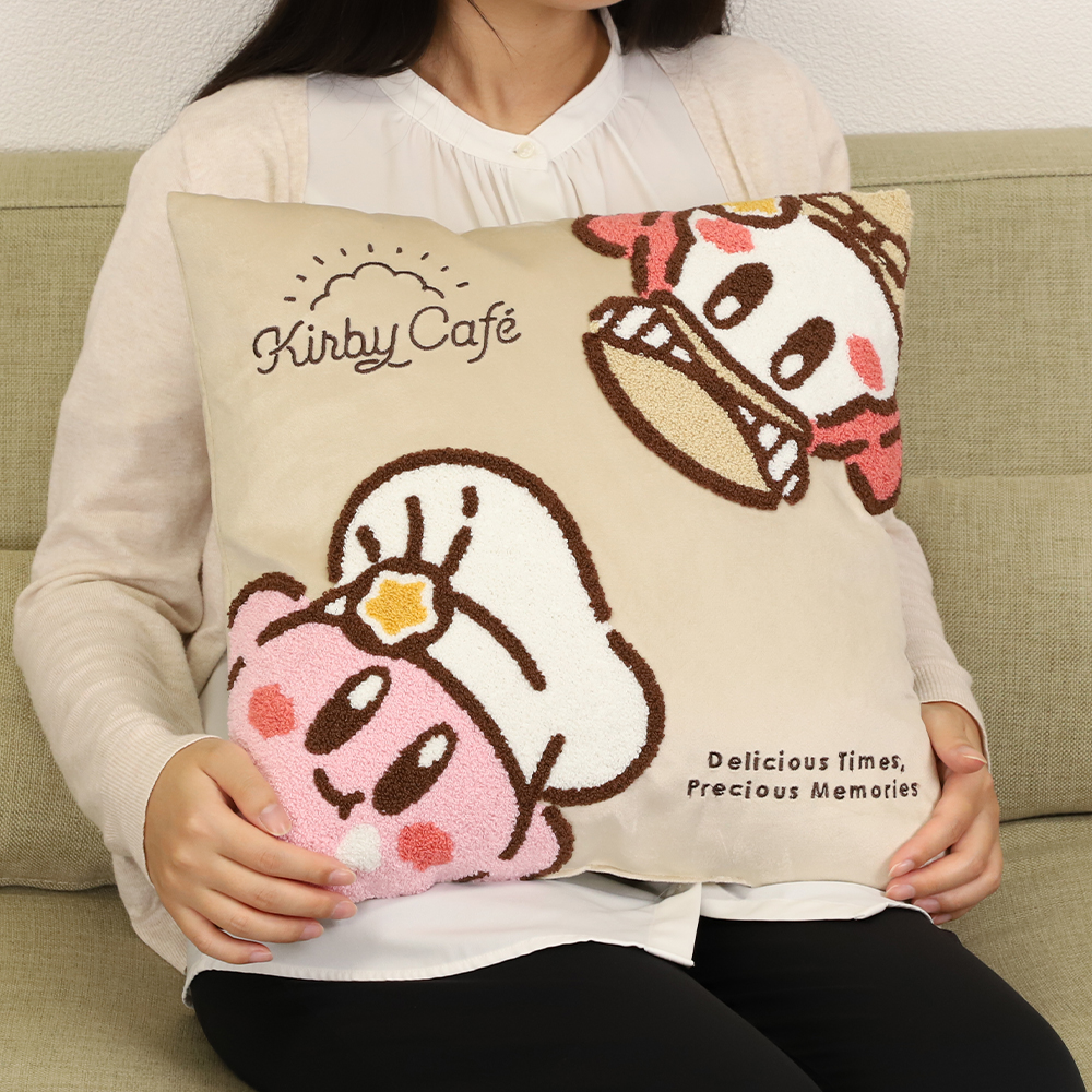 サガラ刺繍クッション カービィとワドルディ