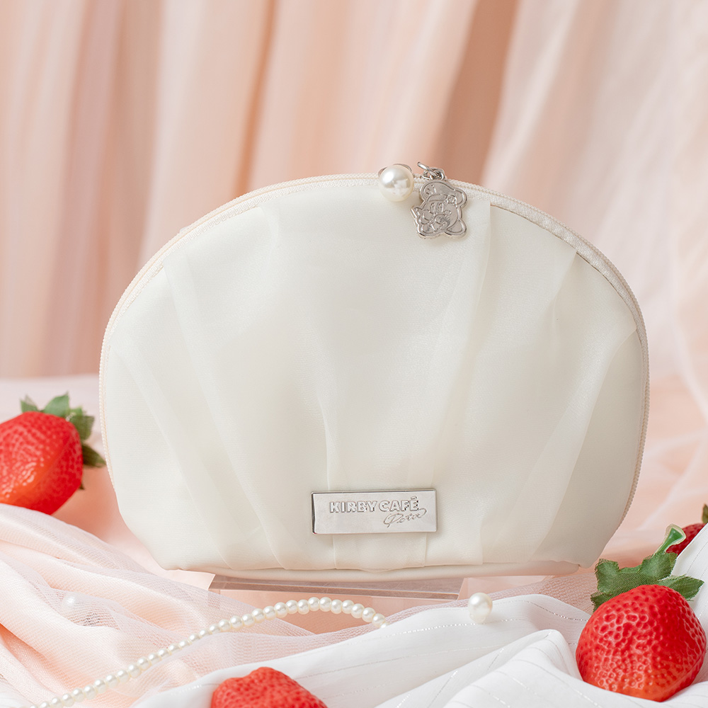 ※3月19日(木)12時発売開始※ KC-P Cream ラウンドポーチ