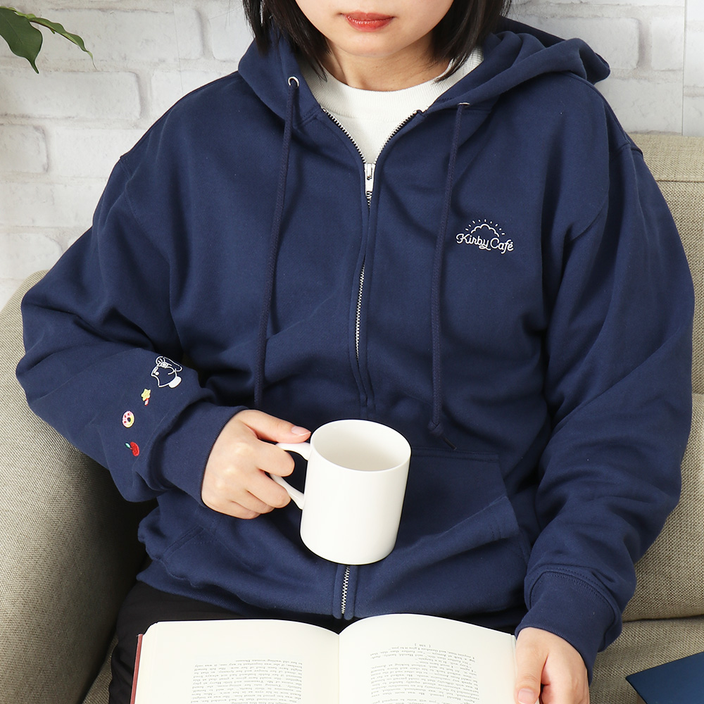 4月17日(金)12時発売開始※ジップアップパーカー ネイビーL