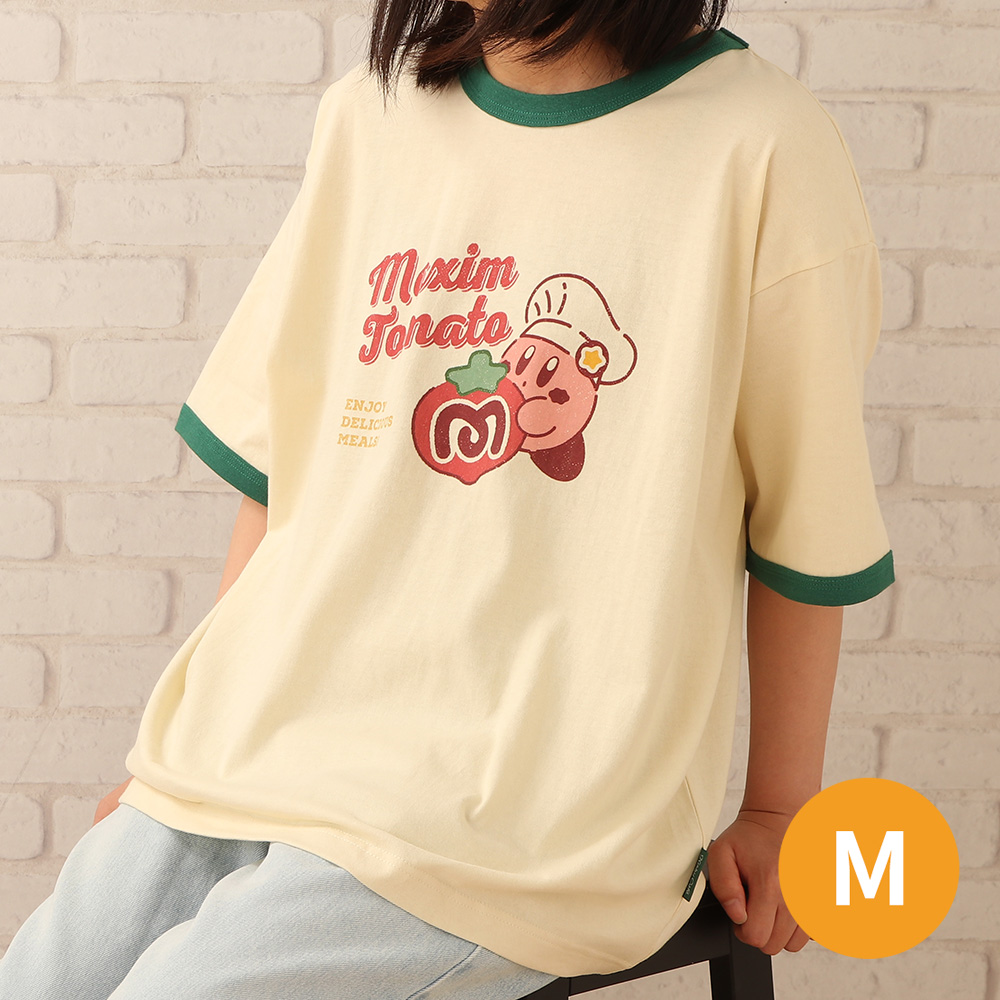 リンガーTシャツ アイボリー M