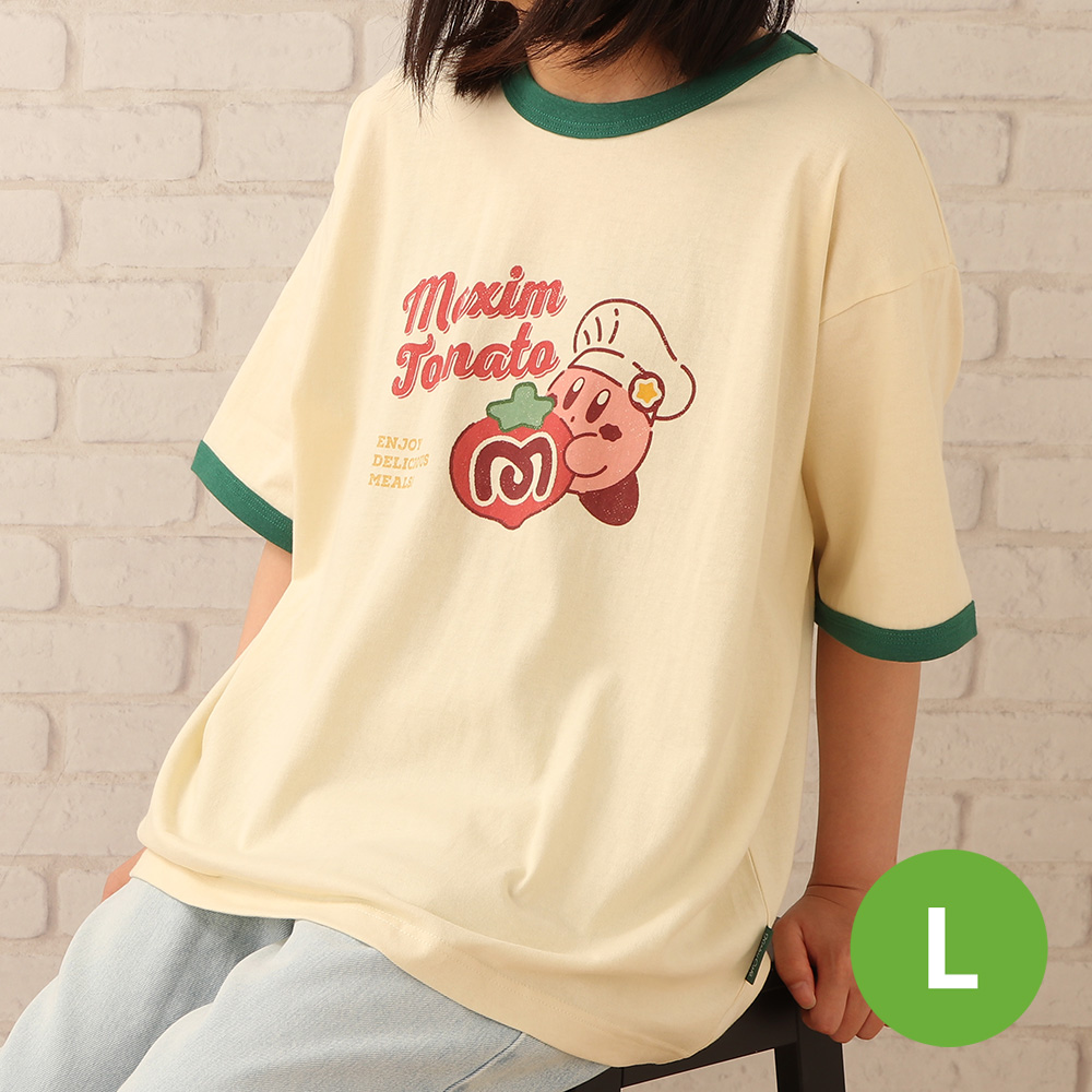 パーリーゲイツ　アイボリー リンガーTシャツ 7月8日(水)12時発売開始※リンガーTシャツ アイボリー L