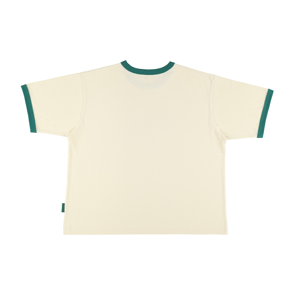 7月8日(水)12時発売開始※リンガーTシャツ アイボリー L