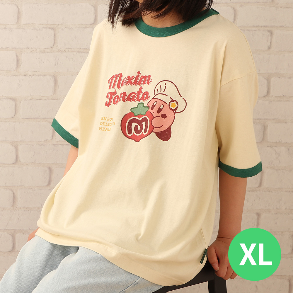 パーリーゲイツ　アイボリー リンガーTシャツ 7月8日(水)12時発売開始※リンガーTシャツ アイボリー XL