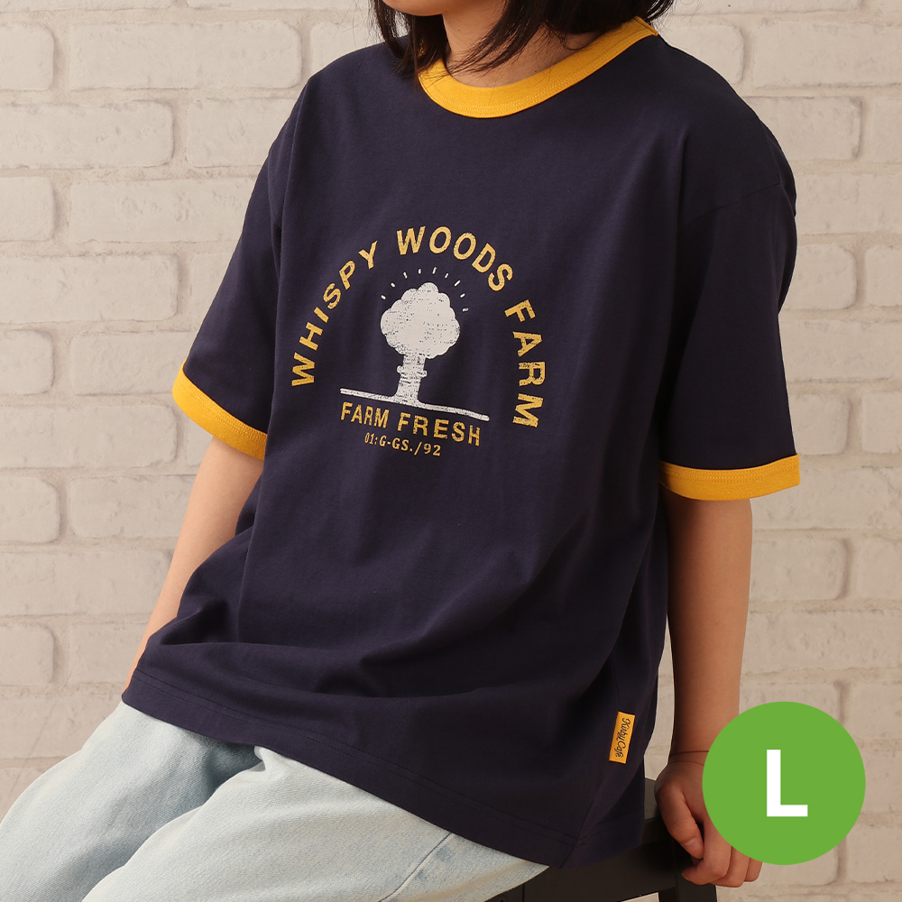 Kula Shaker XL Tシャツ 金色プリントネイビー 7月8日(水)12時発売開始※リンガーTシャツ ネイビー L