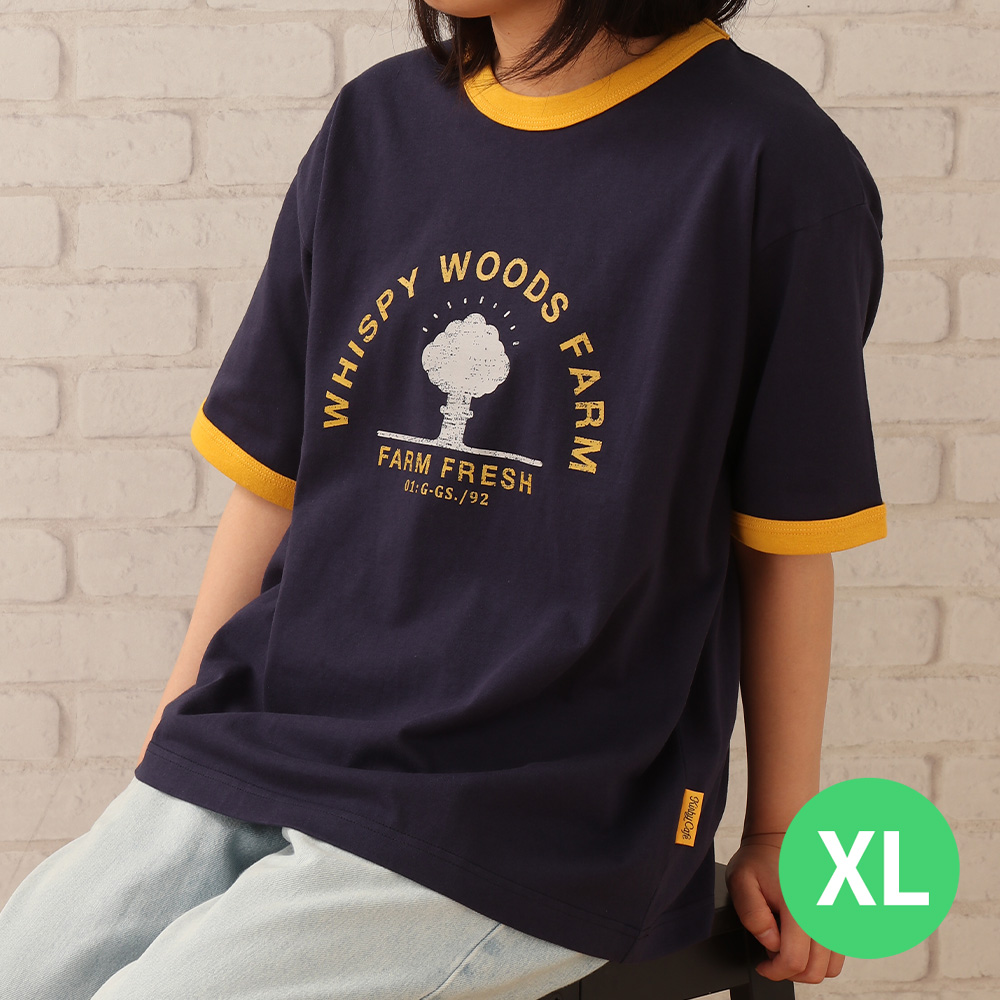 リンガーTシャツ ネイビー XL