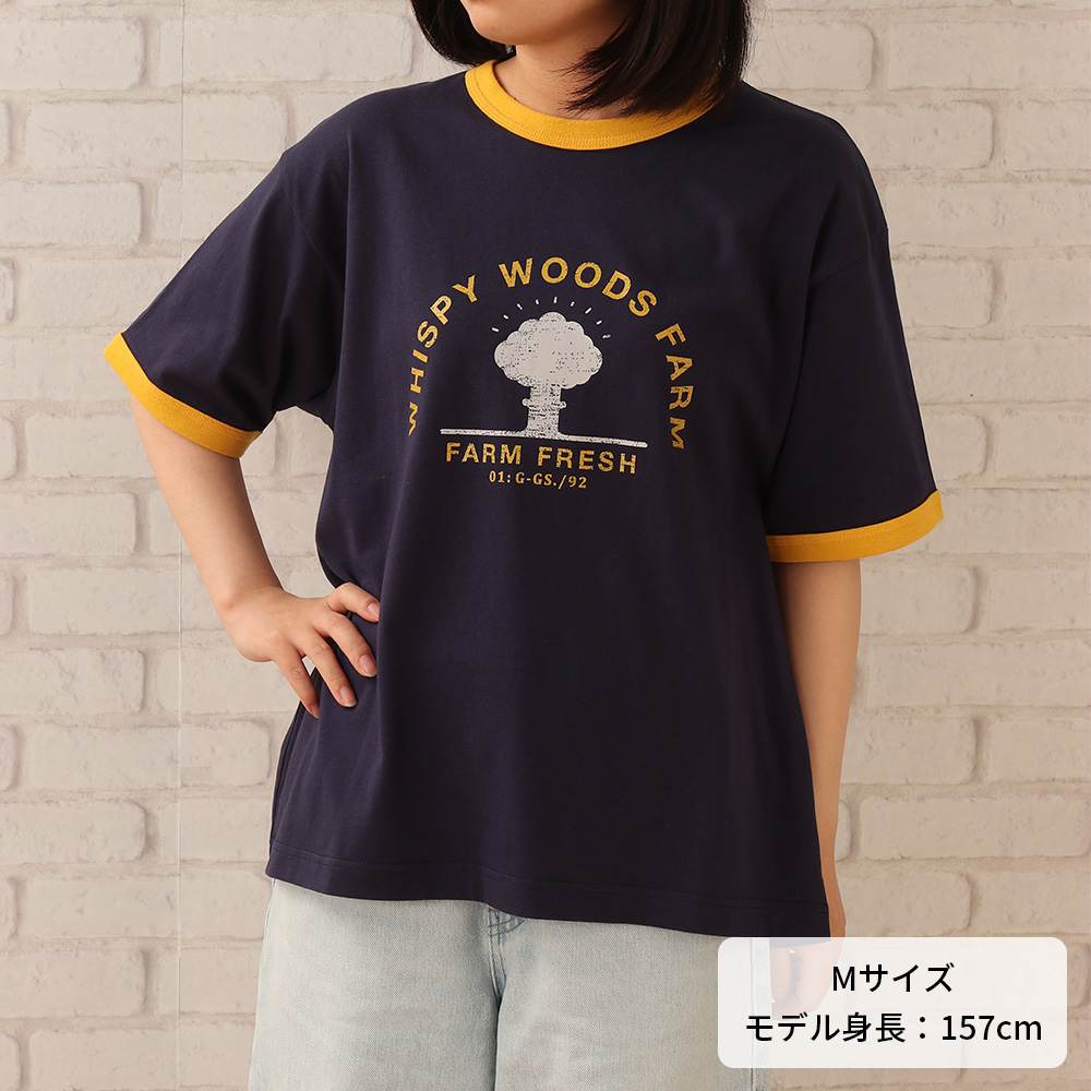 リンガーTシャツ ネイビー XL