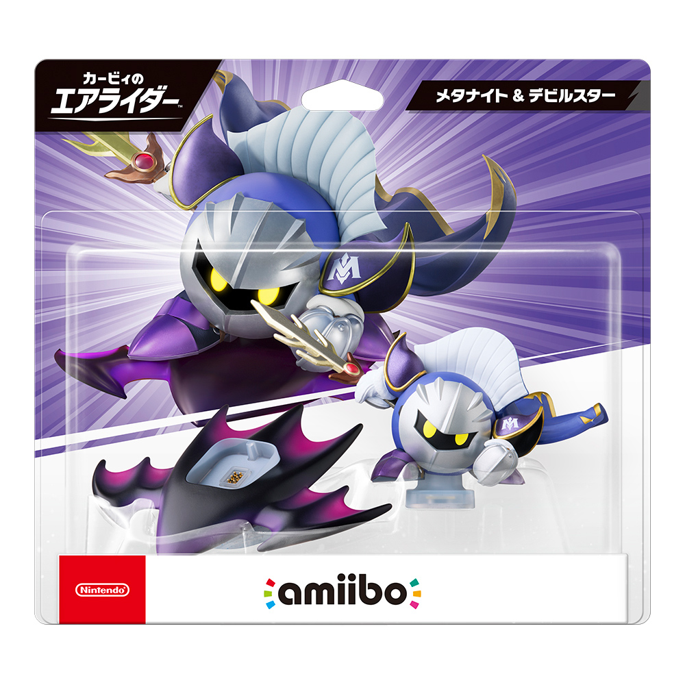 【新品・未開封】amiibo カービィ　メタナイト amiibo バンダナワドルディ&ウィングスター (カービィのエアライダー