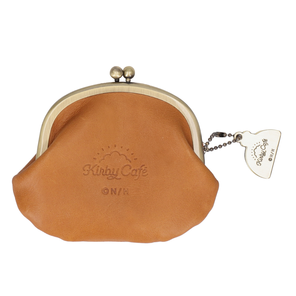 本革 がま口 M キャメル【カービィカフェポップアップストア】